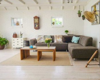 Wohnzimmer mit Deko