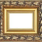 Üppiger Bilderrahmen in Gold