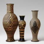 Afrikanische-Vasen