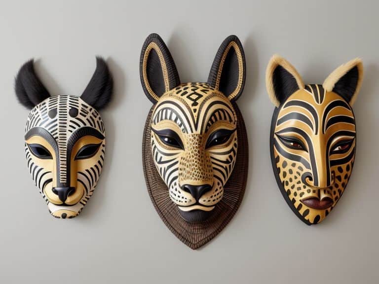 Tiermasken-Afrika