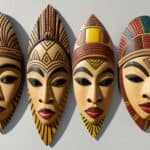 Afrikanische Wandmasken