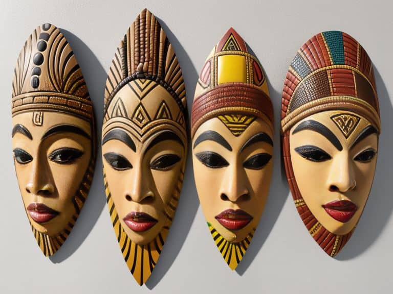 Afrikanische Wandmasken