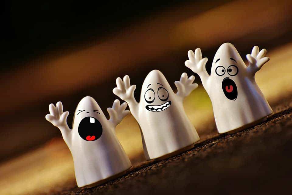 Halloween Deko mit Gespenster