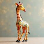 Deko Giraffe in bunt