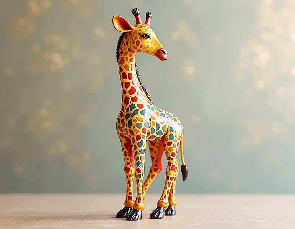 Deko Giraffe in bunt