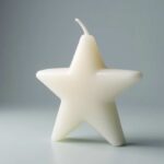 Kerze in Sternform