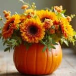 Kürbisvase DIY