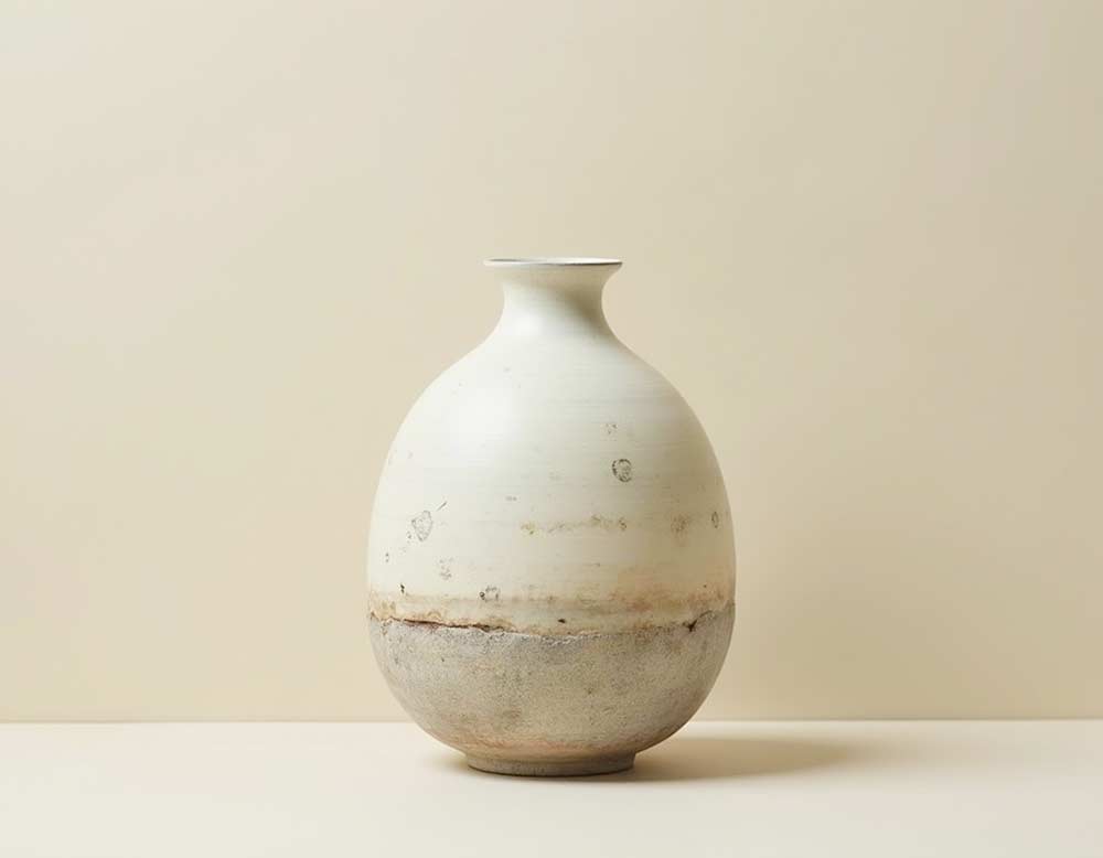 Vasen im Wabi-Sabi-Stil