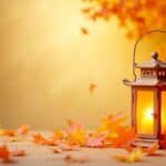 Herbst Laterne