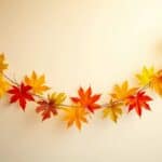 Herbstlaub-Girlande Deko