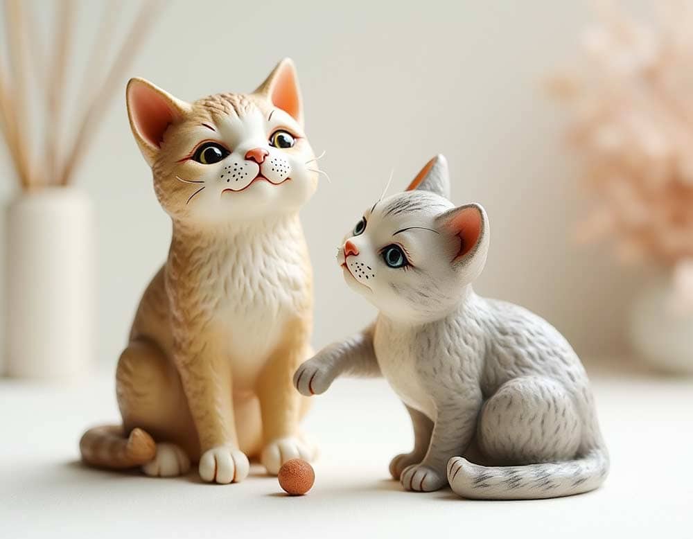 Katzen Dekofiguren