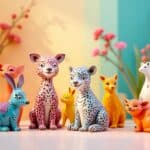 Exotische Deko Tierfiguren