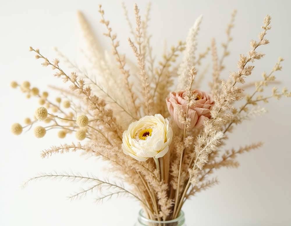 Strauß mit Trockenblumen