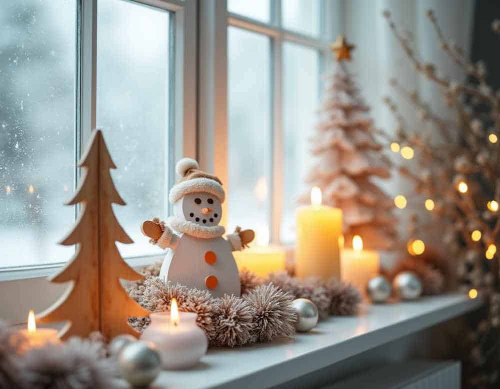 Weihnachtliche Fensterdeko