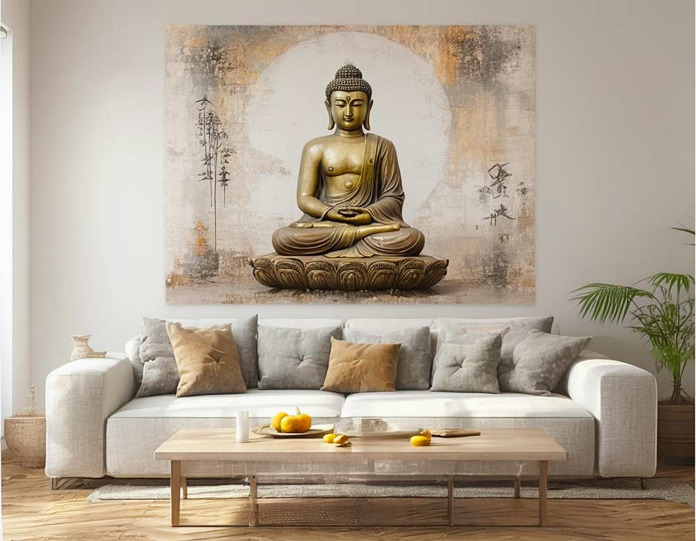 Buddha Leinwand