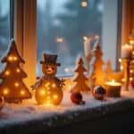 LED Weihnachtsdeko für das Fensterbrett
