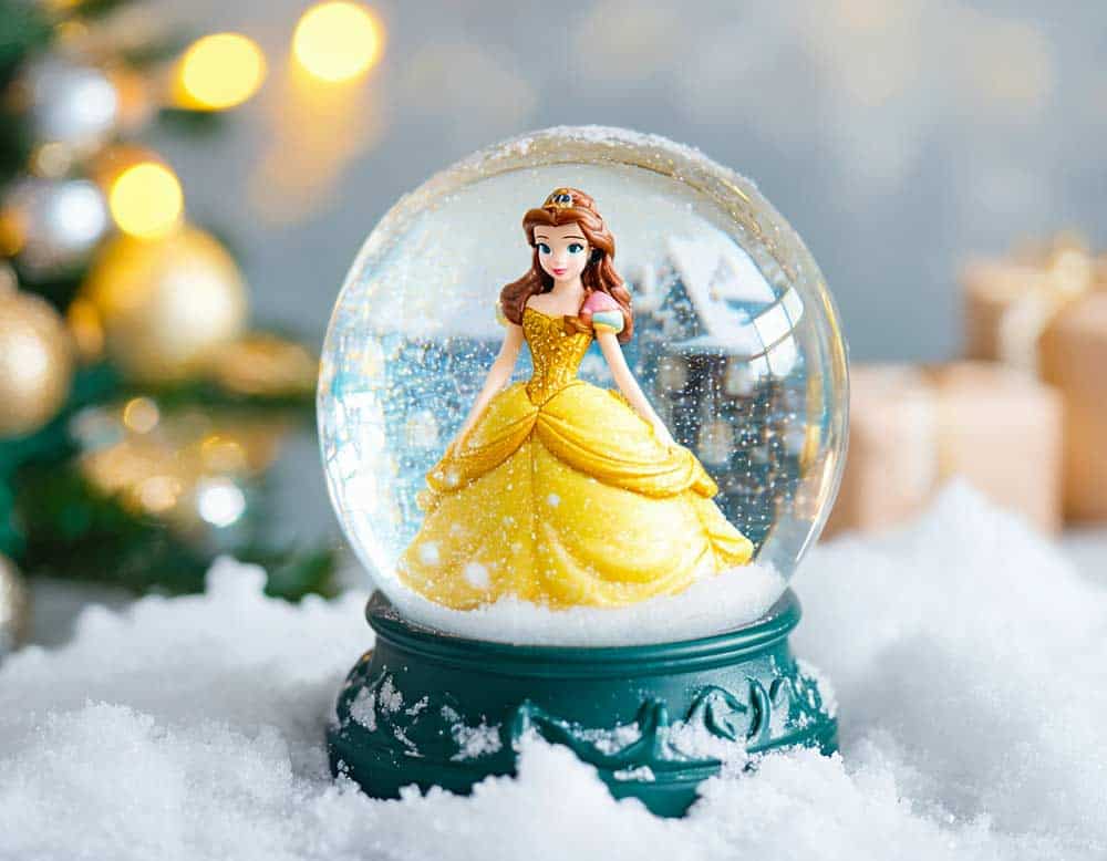 Schneekugel mit Prinzessin
