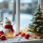 Weihnachtsdeko für die Fensterbank
