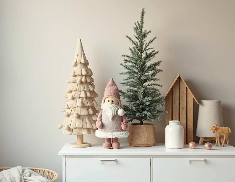 Skandinavische Weihnachtsdeko