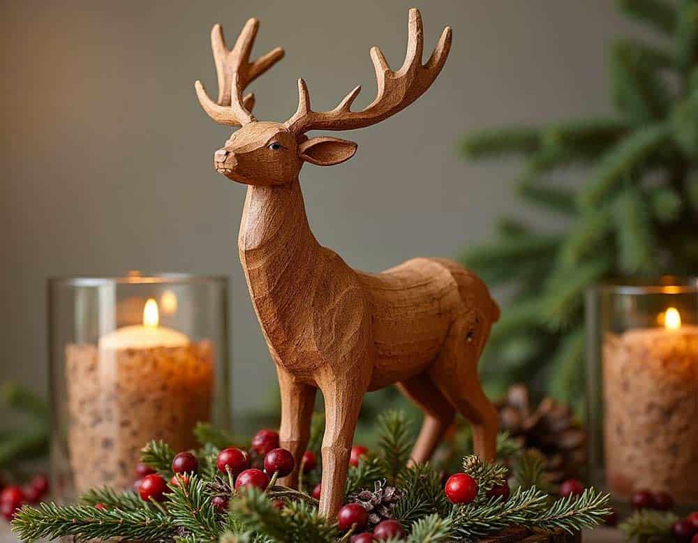 Weihnachtsdeko Hirsch