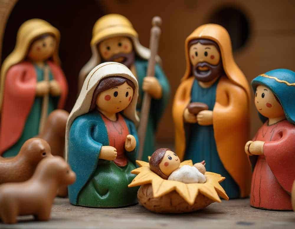 Krippenfiguren für Weihnachtskrippe