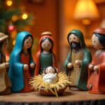 Krippenstall für Weihnachtskrippe