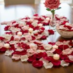 Künstliche Rosenblätter Deko