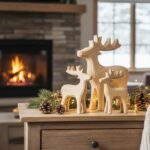 Rentier Deko aus Holz