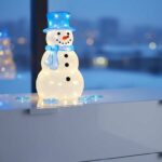 LED Schneemann Deko