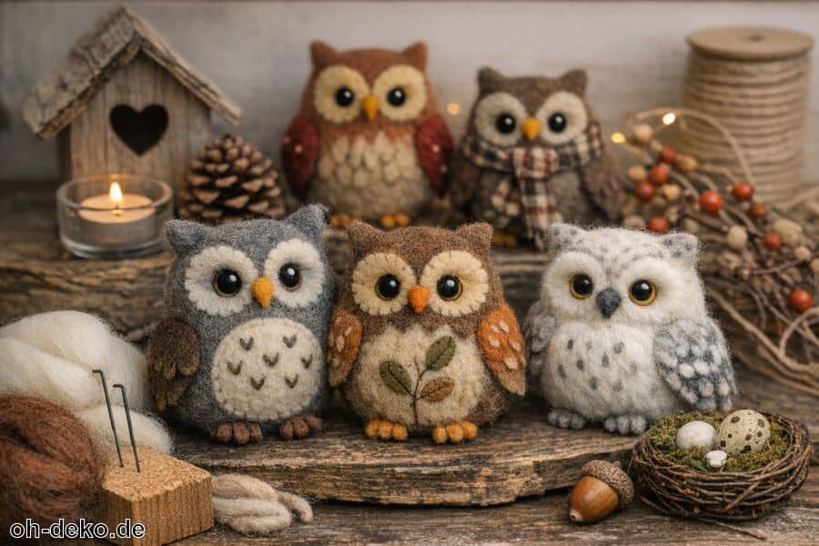 Filzeule Deko