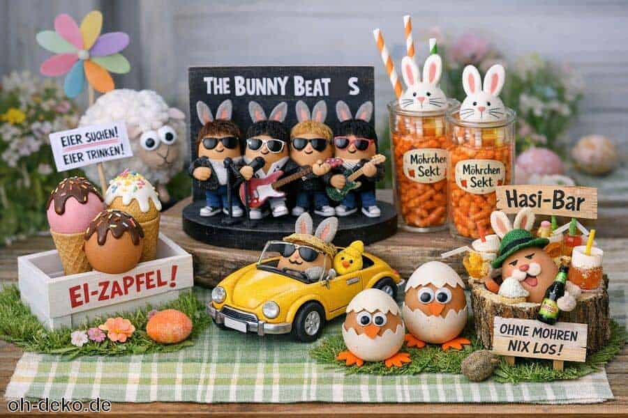 Lustige Osterdeko