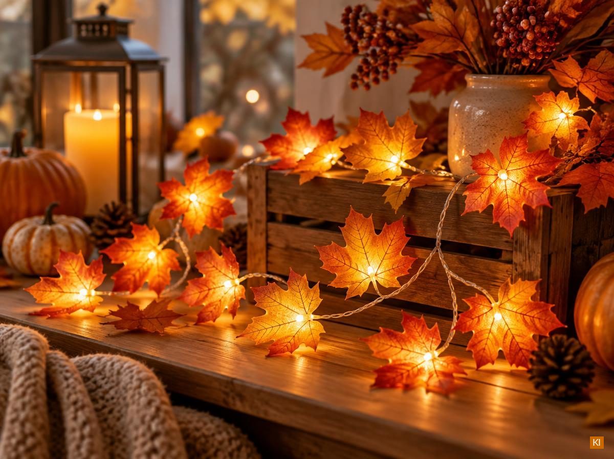 Herbst Lichterkette